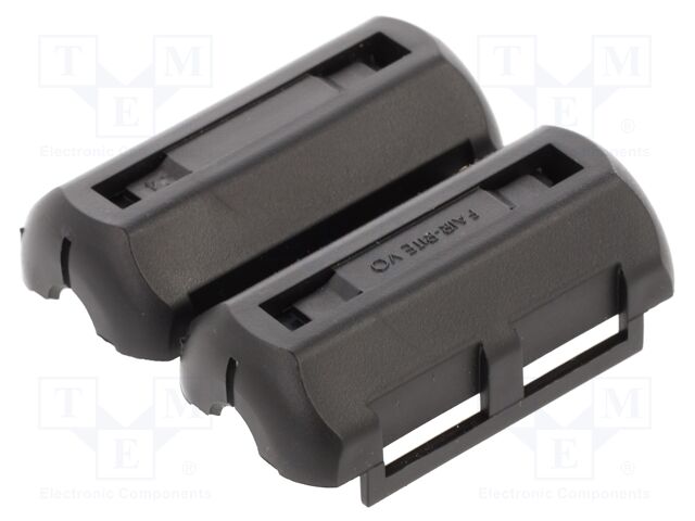 Ferrite: two-piece; on round cable; 44; 0÷85°C; 285Ω; 100MHz