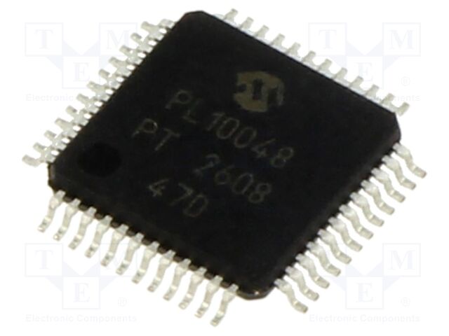 IC: PIC microcontroller; 64kB; 24MHz; 1.8÷5VDC; SMD; TQFP48