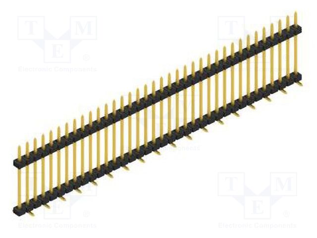 Connector: pin strips; pin header; male; PIN: 36; 2mm; SMT; 1x36
