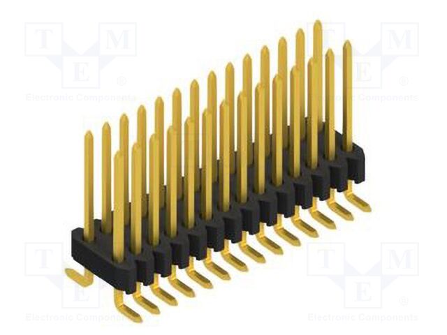 Connector: pin strips; pin header; male; PIN: 28; 1.27mm; SMT; 2x14
