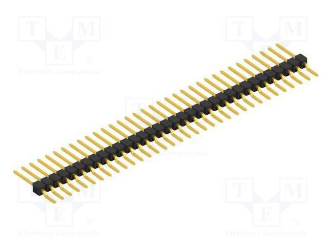 Connector: pin strips; pin header; male; PIN: 34; 2.54mm; SMT; 1x34