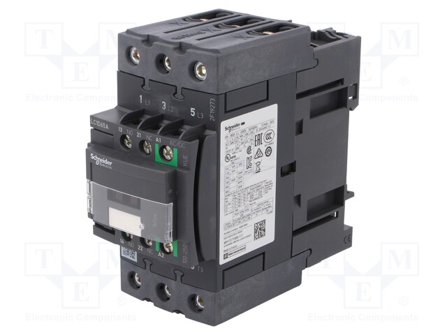 Contactor: 3-pole; NO x3; Auxiliary contacts: NO + NC; 100÷250VAC