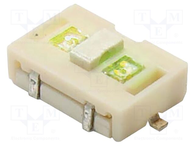 Microswitch TACT; SPST-NO; Pos: 2; 0.05A/12VDC; SMT; LED; 1.6N