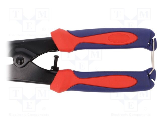 Pliers; cutting; 200mm; Tool material: steel; Blade: 56-60 HRC