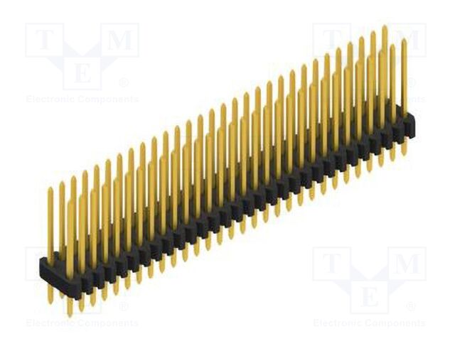 Connector: pin strips; pin header; male; PIN: 60; 1.27mm; THT; 2x30