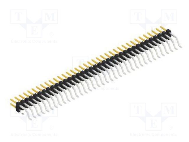 Connector: pin strips; pin header; male; PIN: 72; 2mm; SMT; 2x36
