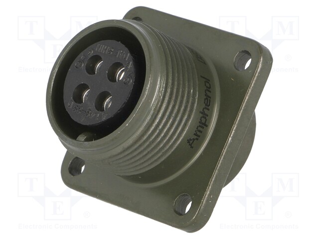 Connector: circular; Series: DS/MS; socket; female; PIN: 4; 13A