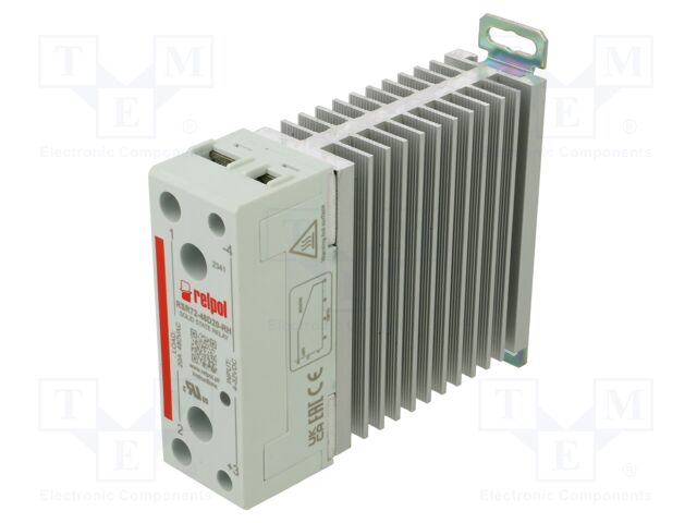 Relay: solid state; Ucntrl: 4÷32VDC; 20A; 24÷530VAC; DIN,on panel