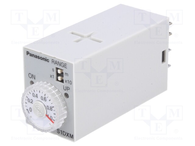 Timer; 0,05s÷10min; DPDT; 250VAC/7A; 24VDC; socket; -10÷50°C; PIN: 8