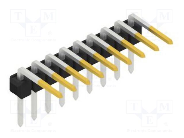 Connector: pin strips; pin header; male; PIN: 9; 2.54mm; THT; 1x9