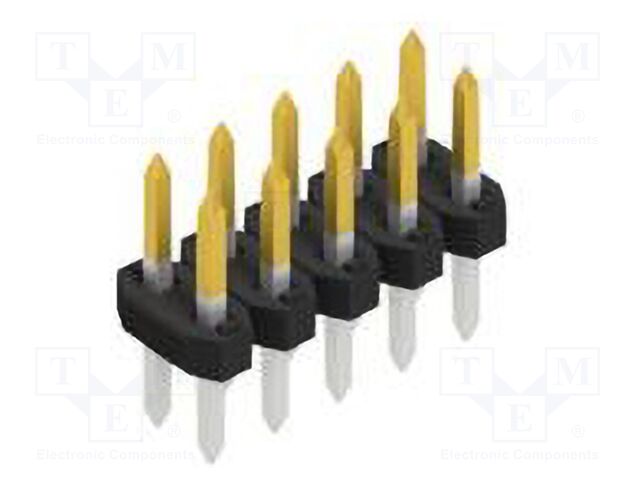 Connector: pin strips; pin header; male; PIN: 10; 2mm; THT; 2x5; 100V