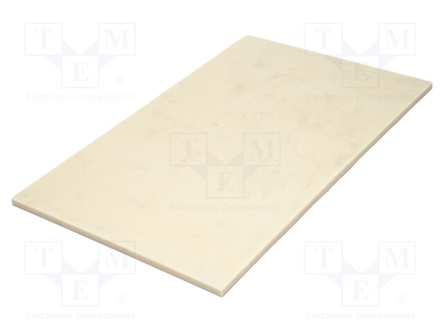 Sheet; Dim: 610x1000mm; D: 20mm; natural; Production process: cast