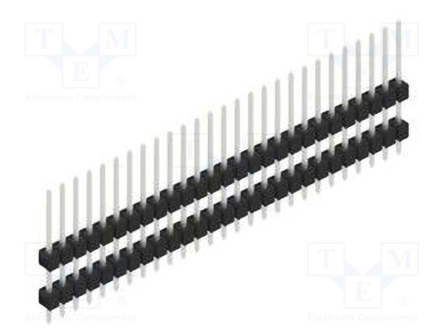 Connector: pin strips; pin header; male; PIN: 27; 2.54mm; THT; 1x27