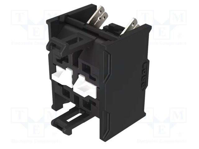 Contact block; 22mm; OptoHiT; front fixing; plug-in terminals