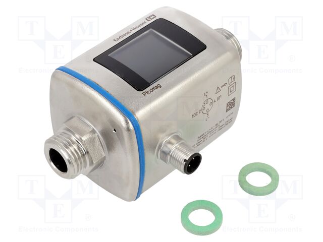 Sensor: electromagnetic flowmeter; 18÷30VDC; 0,05÷35 l/min