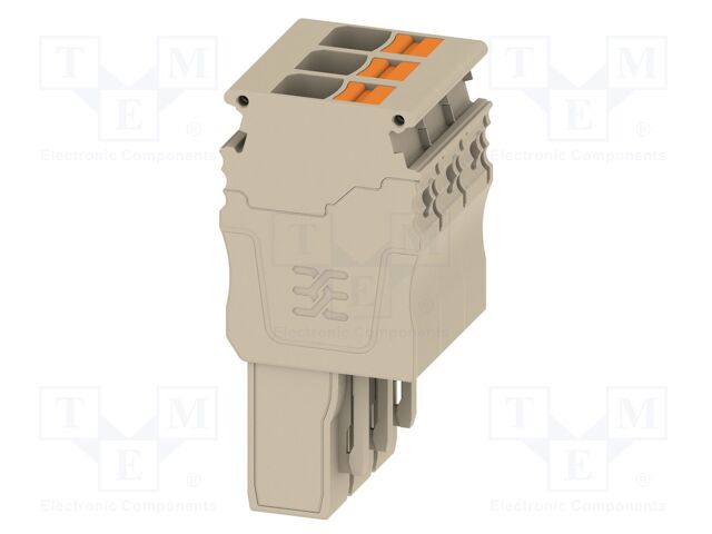 Connector: pluggable terminal block; -60÷130°C; A; socket