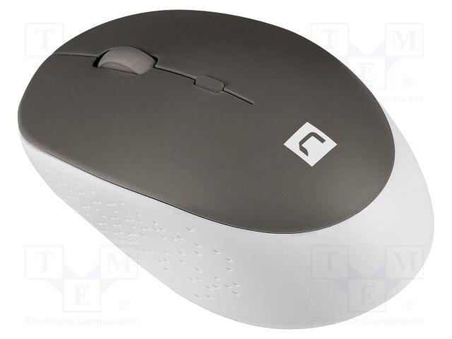 Optical mouse; white,grey; wireless,Bluetooth 5.1; No.of butt: 4