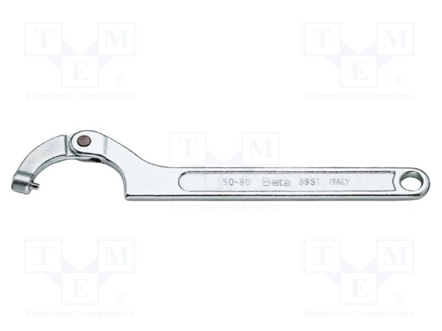 Wrench; hook,with joint,with protection; 490mm