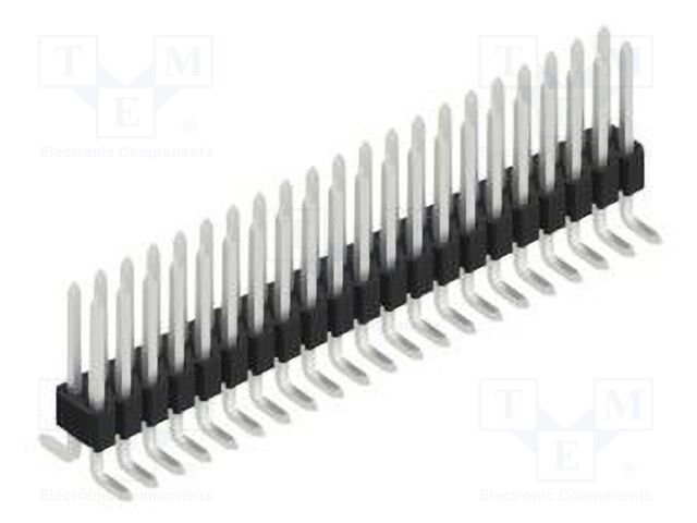Connector: pin strips; pin header; male; PIN: 42; 1.27mm; SMT; 2x21