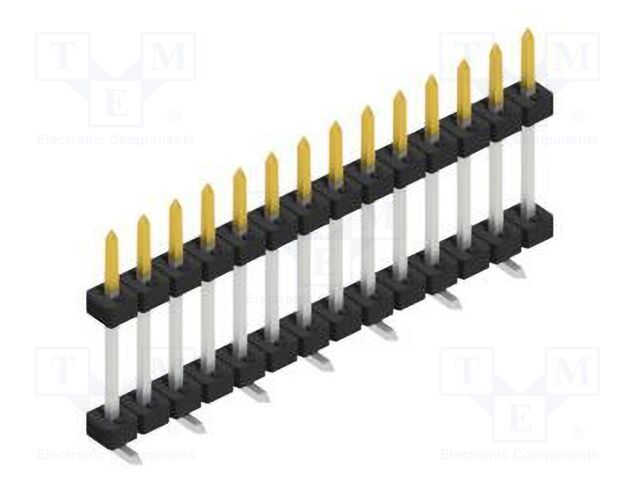Connector: pin strips; pin header; male; PIN: 14; 2mm; SMT; 1x14