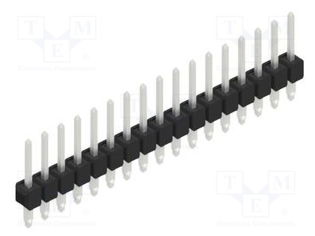 Connector: pin strips; pin header; male; PIN: 17; 2.54mm; THT; 1x17