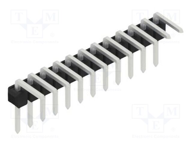 Connector: pin strips; pin header; male; PIN: 12; 2.54mm; THT; 1x12