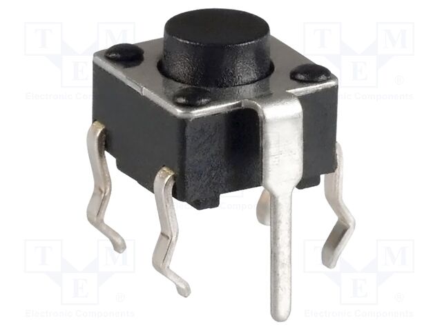 Microswitch TACT; SPST; Pos: 2; 0.05A/12VDC; SMD; none; 1.57N; 1.4mm