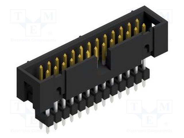 Connector: pin strips; pin header; male; PIN: 26; 2.54mm; THT; 2x13