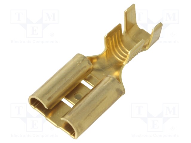 Terminal: flat; 9.5mm; 1.2mm; female; 4÷6mm2; crimped; for cable