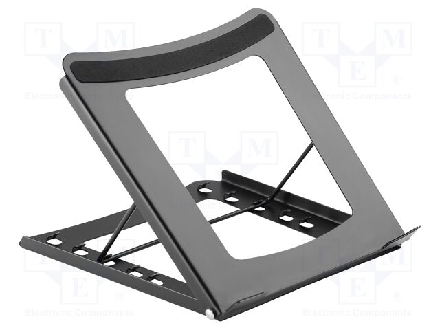 Stand; 5kg; 10÷15"; black; 255x255x35mm; laptop