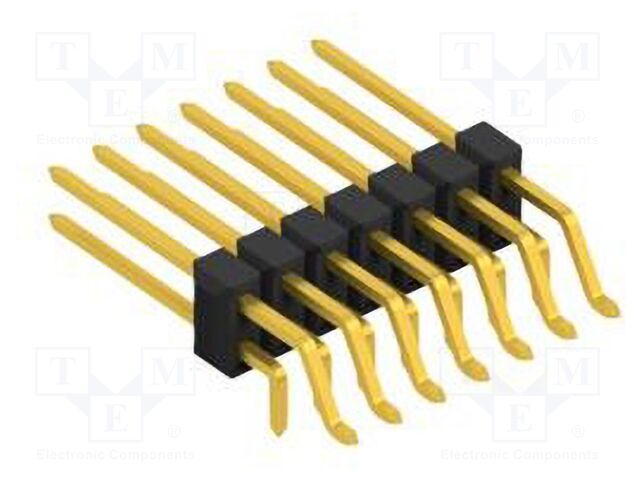 Connector: pin strips; pin header; male; PIN: 14; 2.54mm; SMT,THT