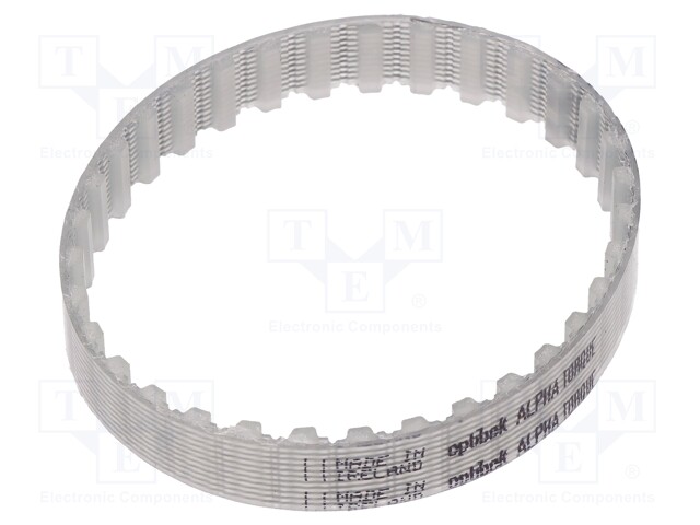 Timing belt; T5; W: 6mm; H: 2.2mm; Lw: 280mm; Tooth height: 1.2mm