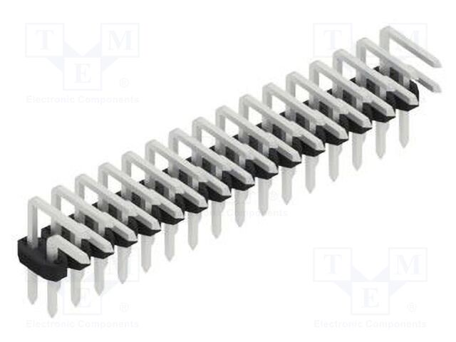 Connector: pin strips; pin header; male; PIN: 32; 2mm; THT; 2x16