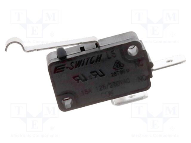 Microswitch SNAP ACTION; with lever with roller simulation