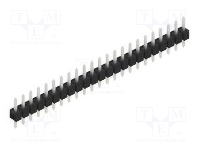 Connector: pin strips; pin header; male; PIN: 23; 2.54mm; THT; 1x23