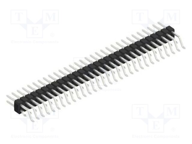 Connector: pin strips; pin header; male; PIN: 60; 2.54mm; SMT; 2x30