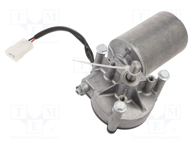 Motor: DC; 24VDC; 40rpm; worm gear; 5Nm; 1.4kg; IP53; Trans: 62: 1