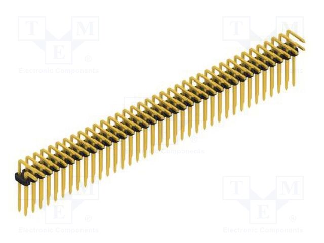 Connector: pin strips; pin header; male; PIN: 74; 2mm; THT; 2x37