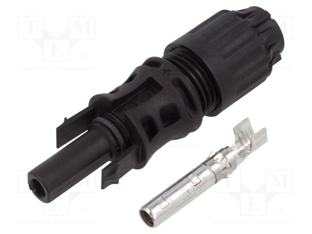 Connector: solar; female; straight; 10mm2; crimped; photovoltaics