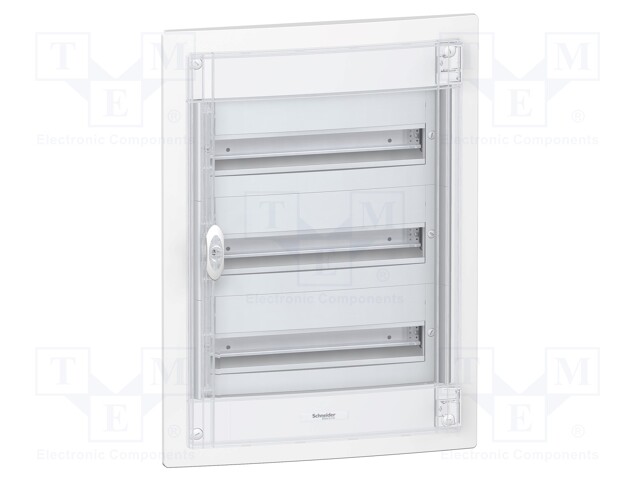 Enclosure: for modular components; IP40; plaster embedded; IK09