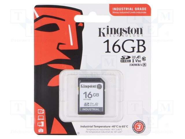 Memory card; microSDHC; R: 100MB/s; W: 80MB/s; Class 10 UHS I U3
