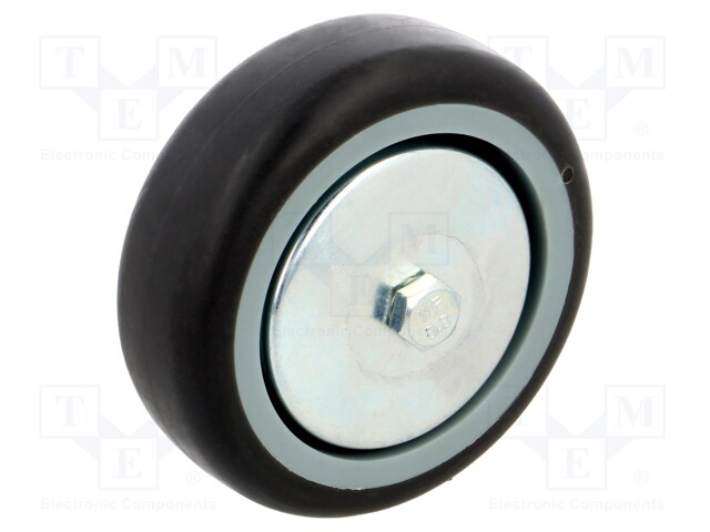 Transport wheel; Ø: 75mm; W: 25mm; 40kg; Mat: rubber