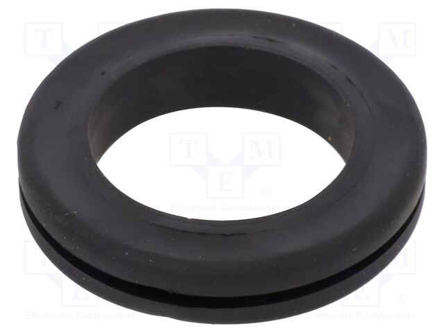 Grommet; black; UL94HB; TPR