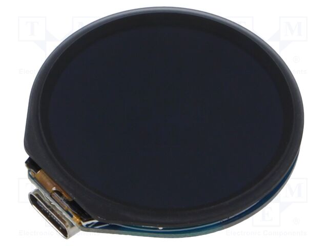 Display: LCD; graphical; 240x240; 1.28"; USB C; Touchpad: yes