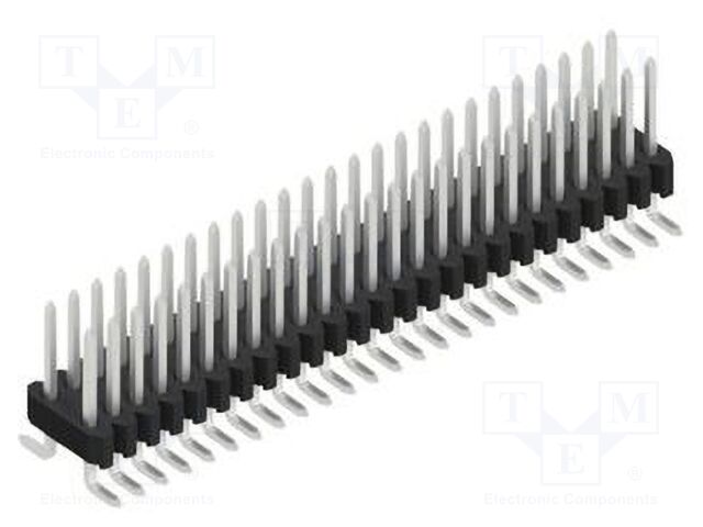 Connector: pin strips; pin header; male; PIN: 50; 1.27mm; SMT; 2x25