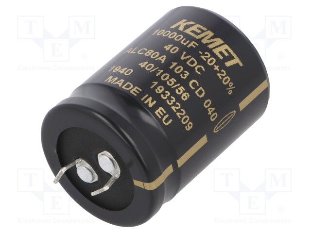 Capacitor: electrolytic; 10mF; 40VDC; ESR: 51mΩ; SNAP-IN; ±20%