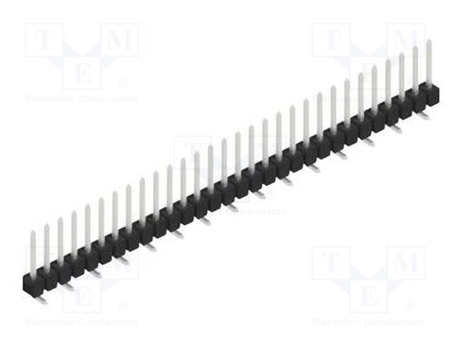 Connector: pin strips; pin header; male; PIN: 30; 2.54mm; SMT; 1x30