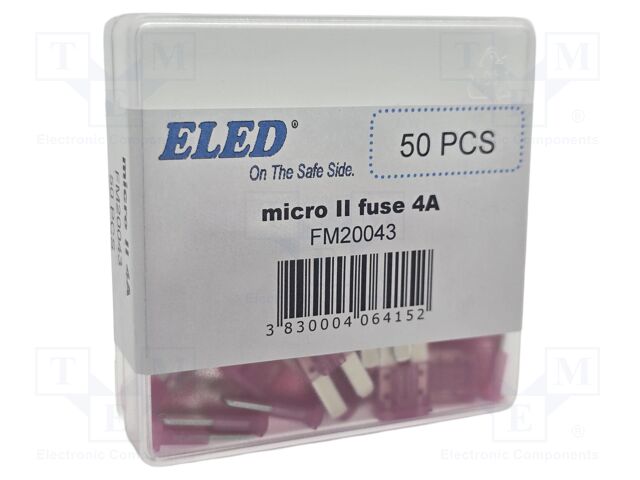 Fuse: fuse; 4A; 32VDC; automotive; 9.1mm; 9.1x3.8x15.3mm