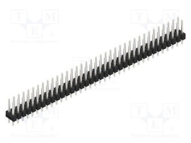 Connector: pin strips; pin header; male; PIN: 72; 2.54mm; THT; 2x36