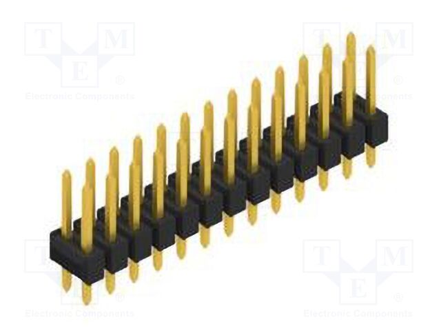 Connector: pin strips; pin header; male; PIN: 26; 2.54mm; THT; 2x13